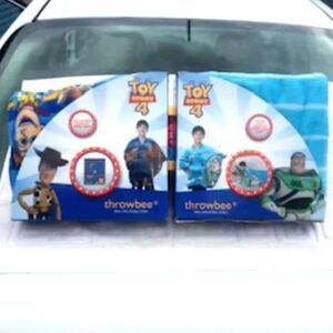 Buzz Lightyear & Sherriff Woody . Throwbee Blankets Bundle . Size: 40" x 50"